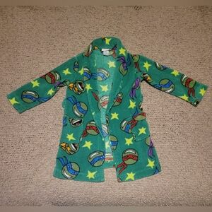 KIDS/BOYS NICKELODEON TMNT ROBE GREEN SIZE 6